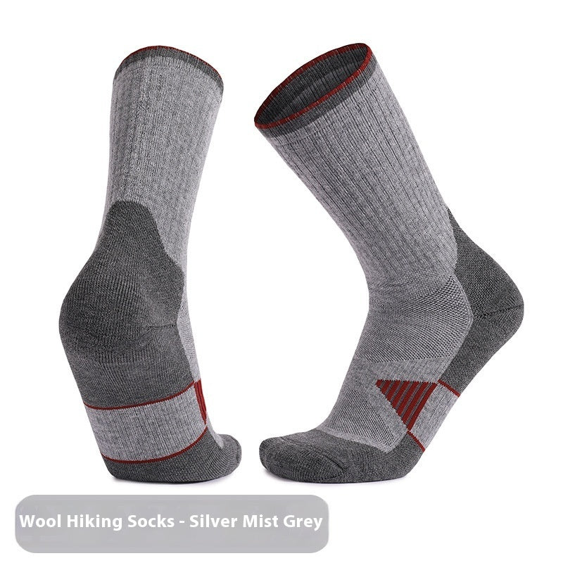 Unisex Wool Knee-High Sports Socks – Warm, Breathable & Anti-Slip Skiing Socks