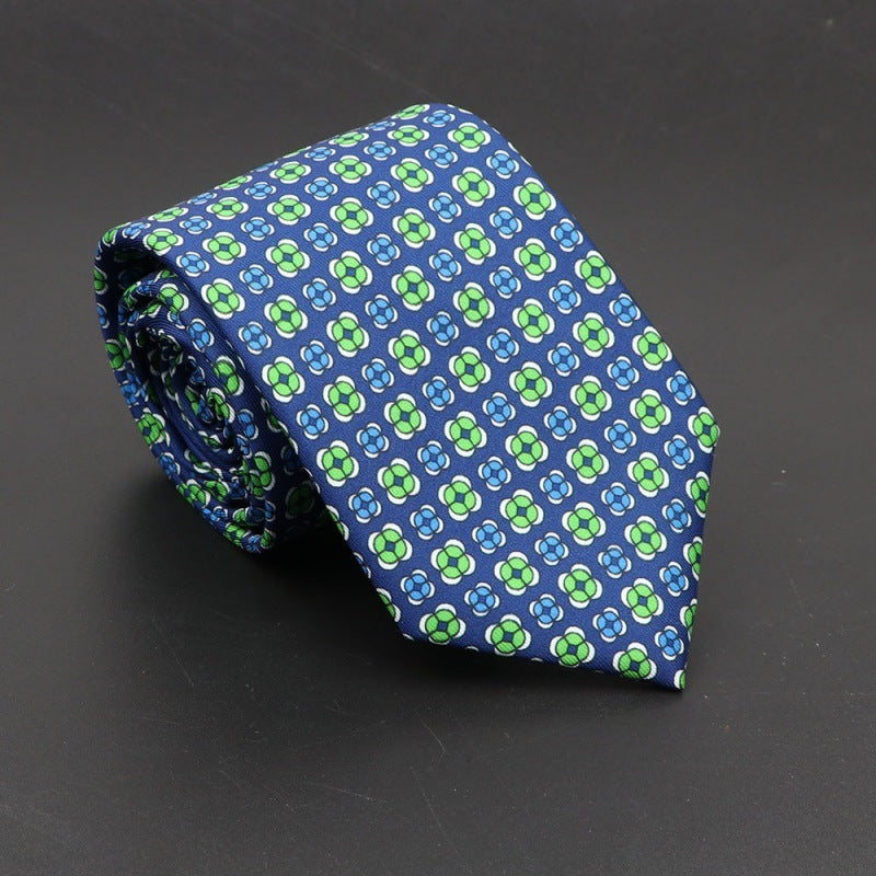 Super Soft Bohemian Silk Tie – Men’s Fashion 75mm Necktie