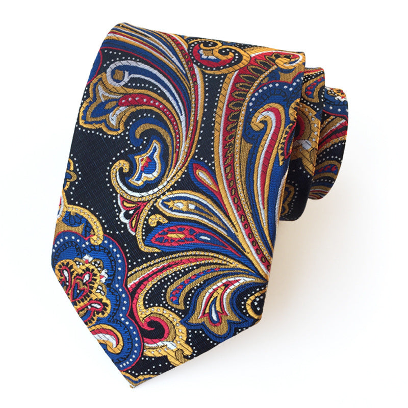 Men’s Polyester Jacquard Bow Tie – Casual & Formal Flower Pattern Arrow Style