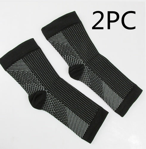 Men & Women Compression Ankle Support Socks – Anti-Fatigue Foot Sleeve for Pain Relief & Sports