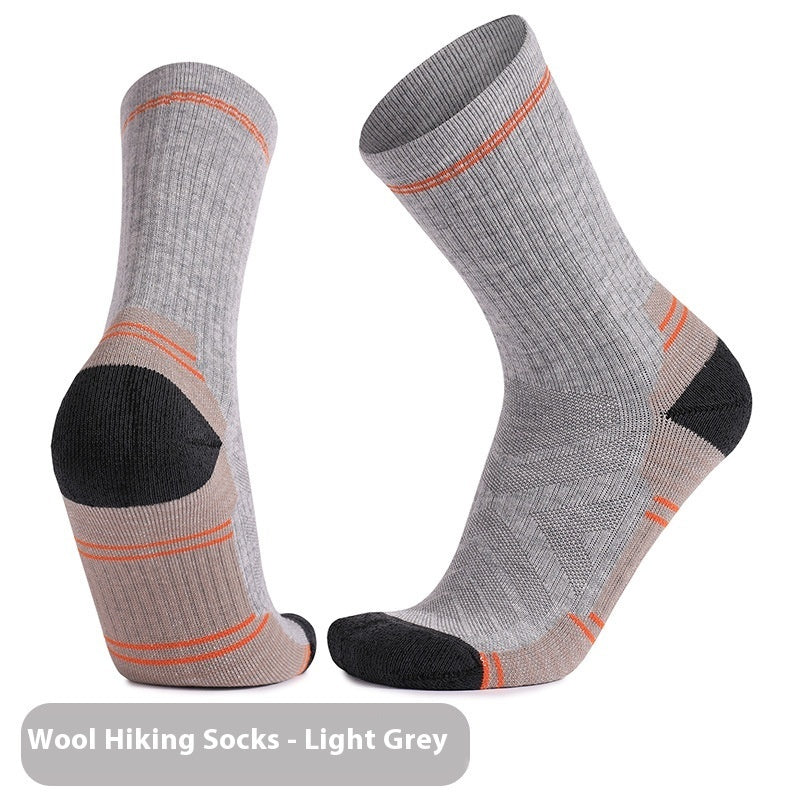 Unisex Wool Knee-High Sports Socks – Warm, Breathable & Anti-Slip Skiing Socks