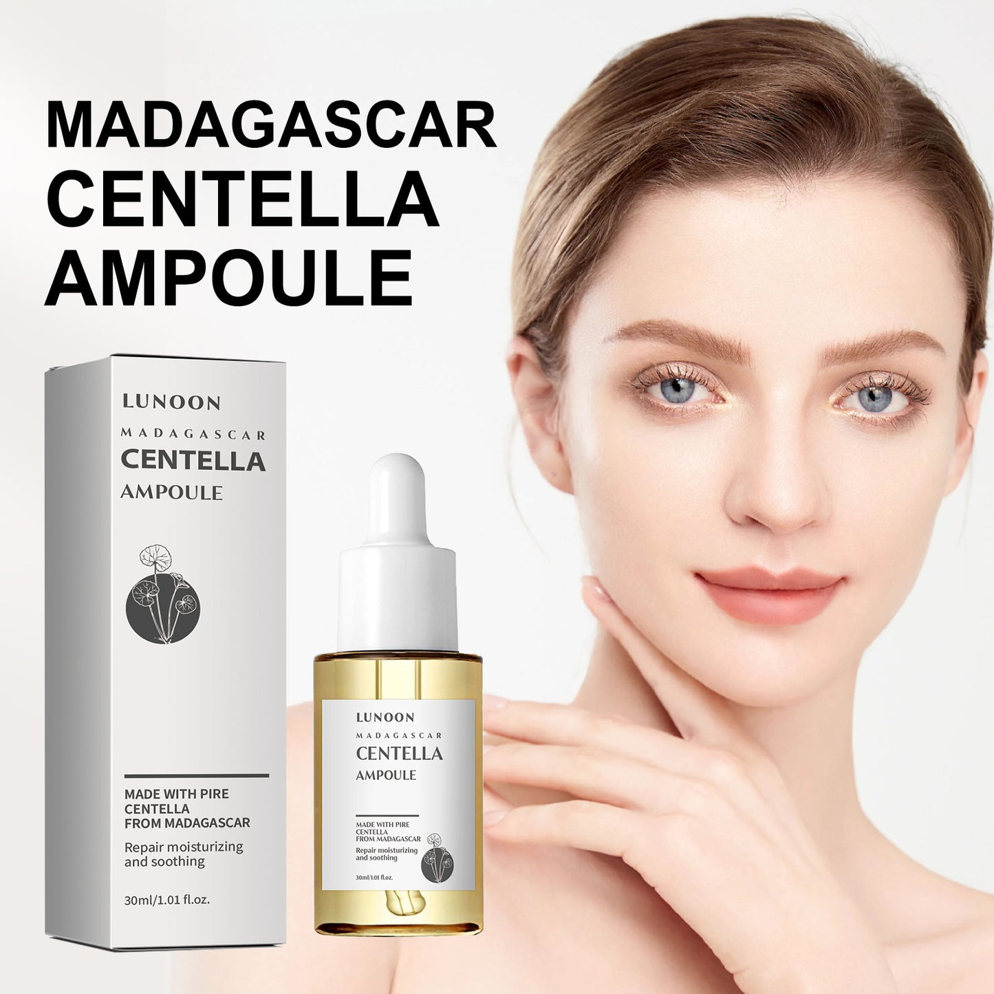 Centella Asiatica Facial Essence – Pore Minimizing & Skin Repair Serum | 30ml Moisturizing & Brightening
