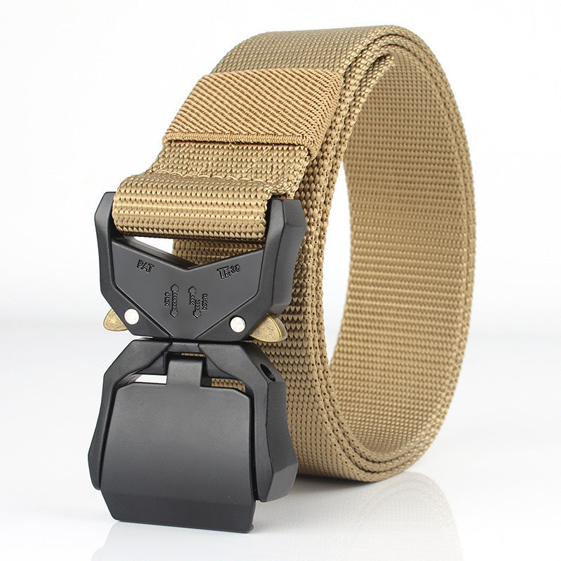 Tactical Nylon Belt – Military Training Outdoor Sports Belt with Quick Release Buckle