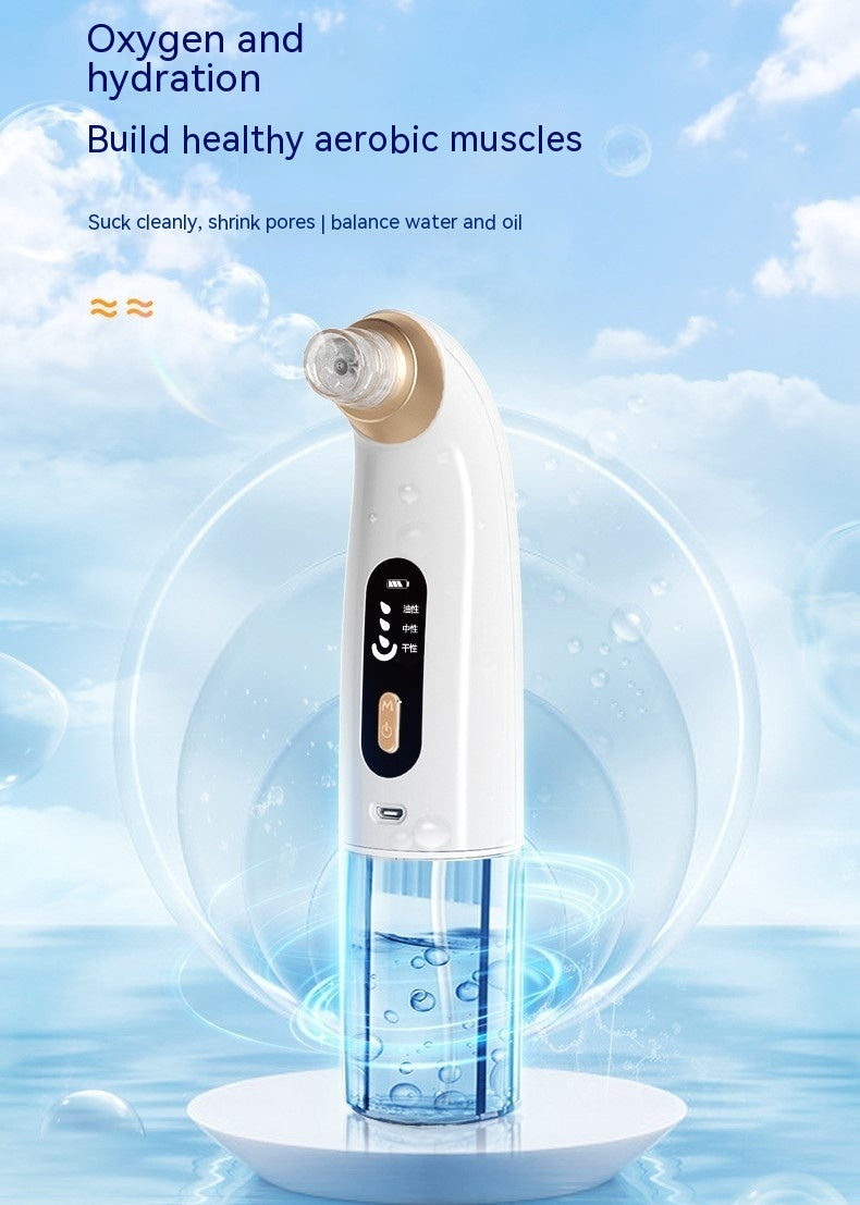 Blackhead Beauty Instrument – Small Bubble Water Tank Facial Cleaner for Acne & Pore Cleansing