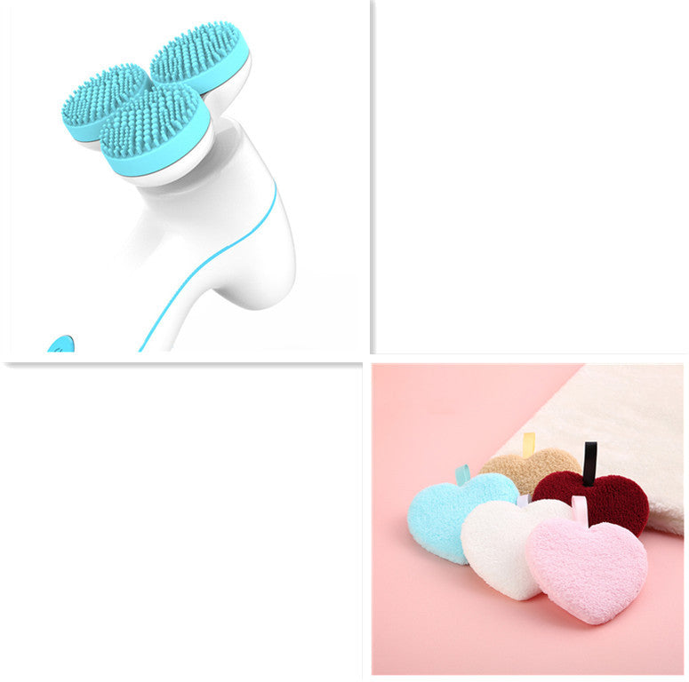 3D Smart Electric Facial Cleanser – Silicone Massage & Deep Pore Cleaning Device