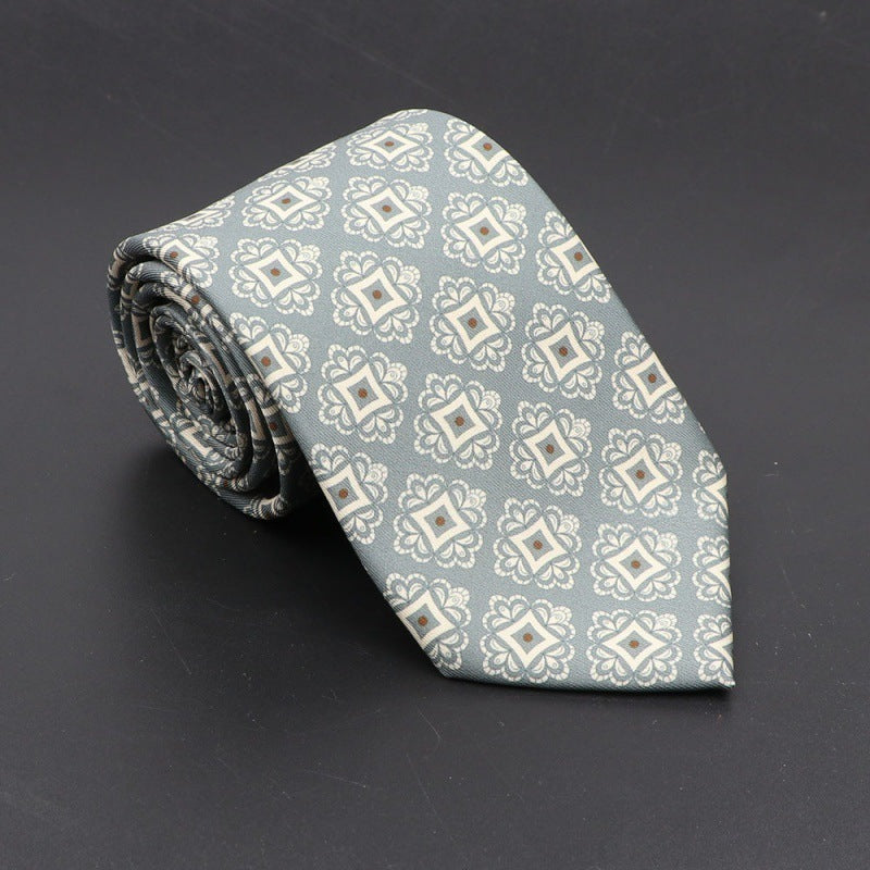 Super Soft Bohemian Silk Tie – Men’s Fashion 75mm Necktie