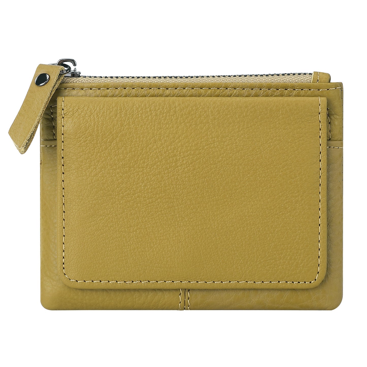 Retro Mini Genuine Leather Wallet – Multifunctional Card Holder & Storage Bag