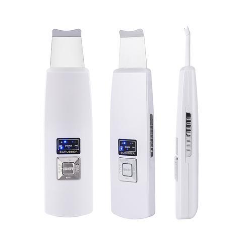 Ultrasonic Skin Scrubber 394 | Face Cleanser, Blackhead & Acne Removal, Peeling & Facial Spa Vibration Massager