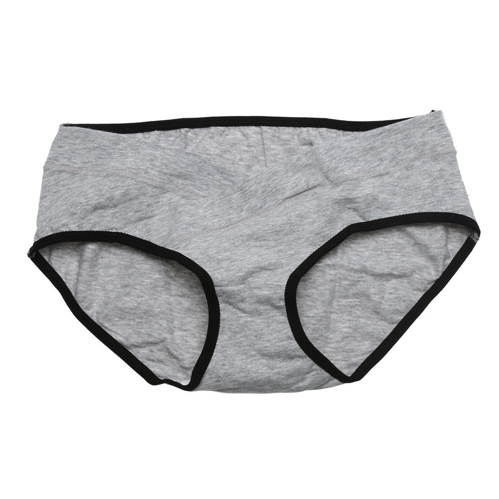 Soft Cotton Maternity Belly Support Panties – Breathable Low-Waist V-Shaped Pregnancy Underwear