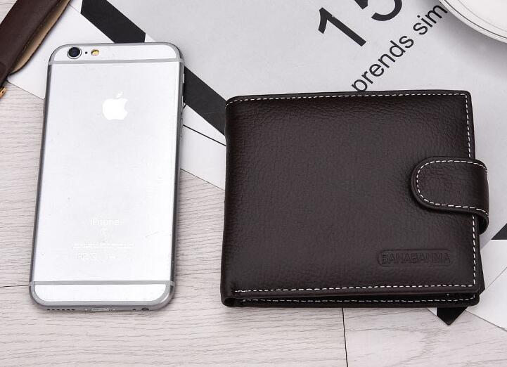 Men’s Genuine Leather Wallet – Hot Designer Short Wallet with Card Holder & Cash Pocket