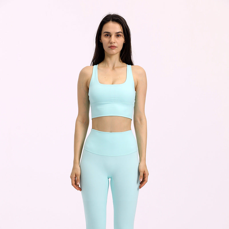 Women’s Fitness Running Yoga Bra – Super Elastic Cotton Blend Vest