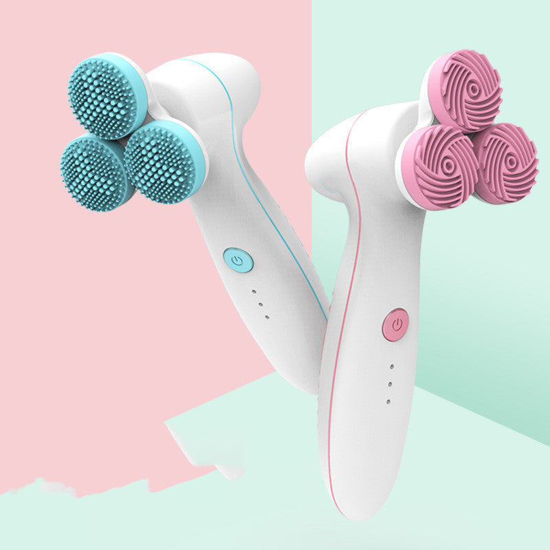 3D Smart Electric Facial Cleanser – Silicone Massage & Deep Pore Cleaning Device