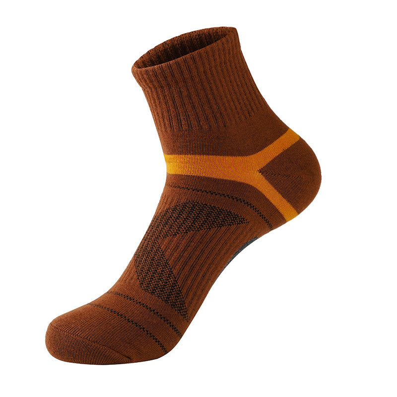 Men’s Sports Basketball Socks – Cushioned Cotton Athletic Performance Socks