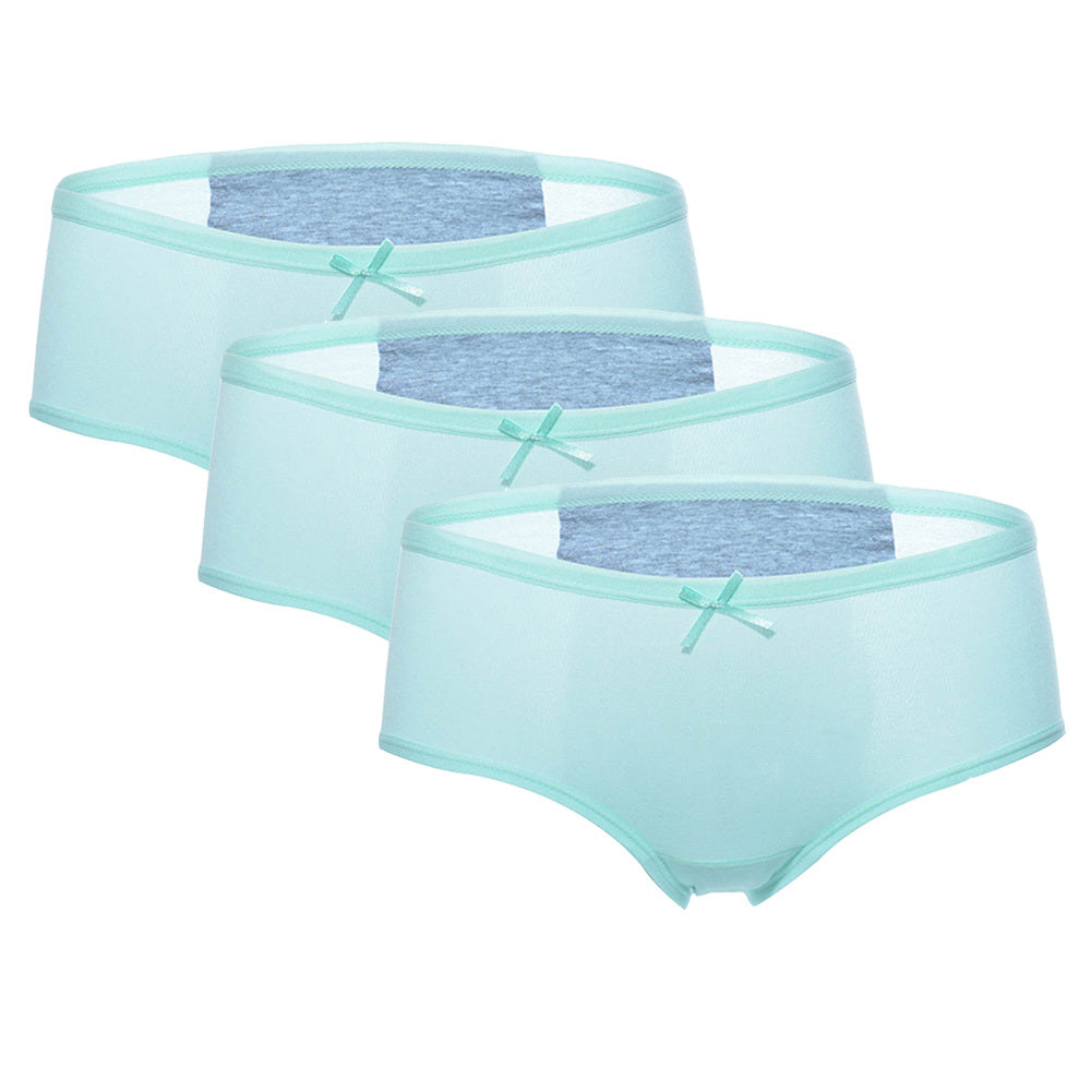 3Pcs Pack Cotton Menstrual Panties – Leakproof Period Underwear for Women