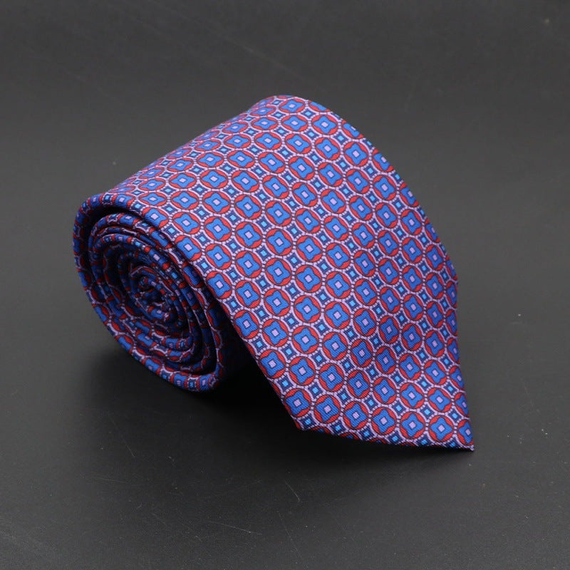 Super Soft Bohemian Silk Tie – Men’s Fashion 75mm Necktie