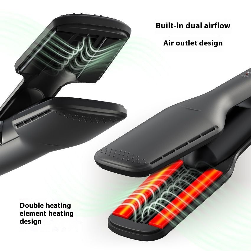 2-in-1 Hair Dryer & Straightener – Multi-functional Wet & Dry Electric Hair Styling Tool