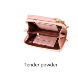 Fashion Lychee Pattern PU Leather Women’s Shoulder Bag – Korean Style Crossbody Handbag