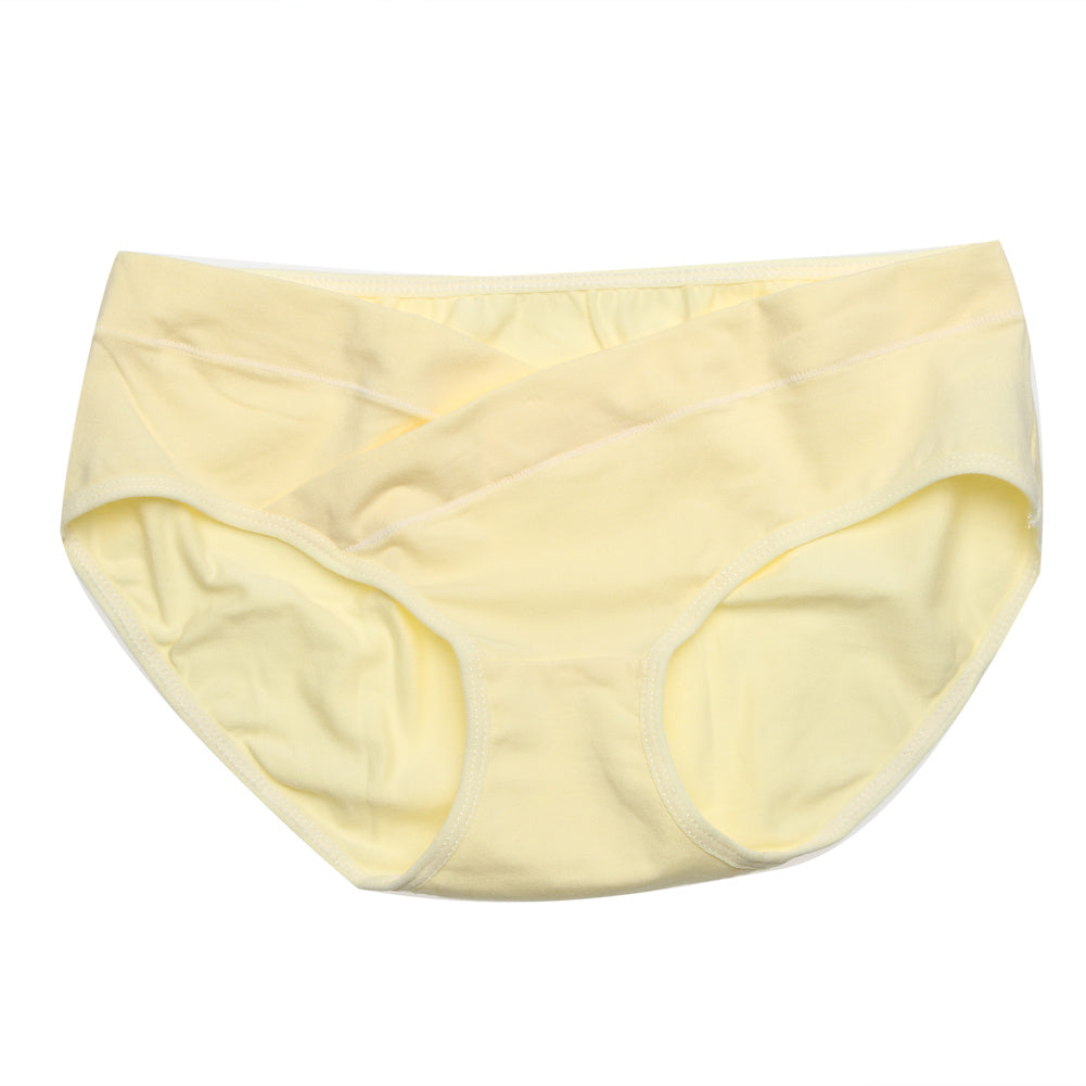 Soft Cotton Maternity Belly Support Panties – Breathable Low-Waist V-Shaped Pregnancy Underwear