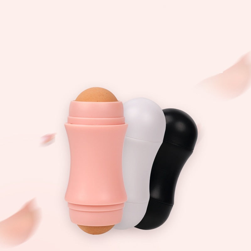 Volcanic Stone Oil Absorbing Face Massager – Pore Cleaning & Shine Control Roller