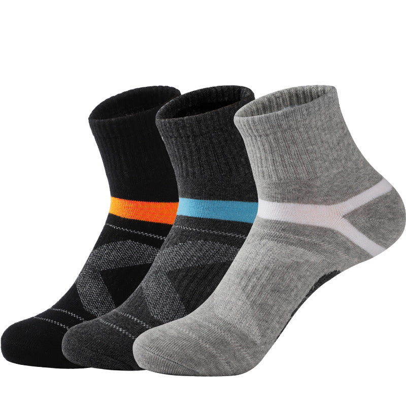 Men’s Sports Basketball Socks – Cushioned Cotton Athletic Performance Socks
