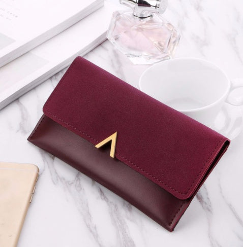 Classic Women’s PU Leather Wallet – Stylish Zipper Design