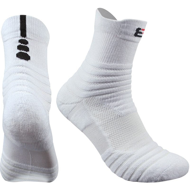 Unisex Pure Color Cotton Socks – 3 Pairs Breathable Casual Socks (Black/White/Gray)