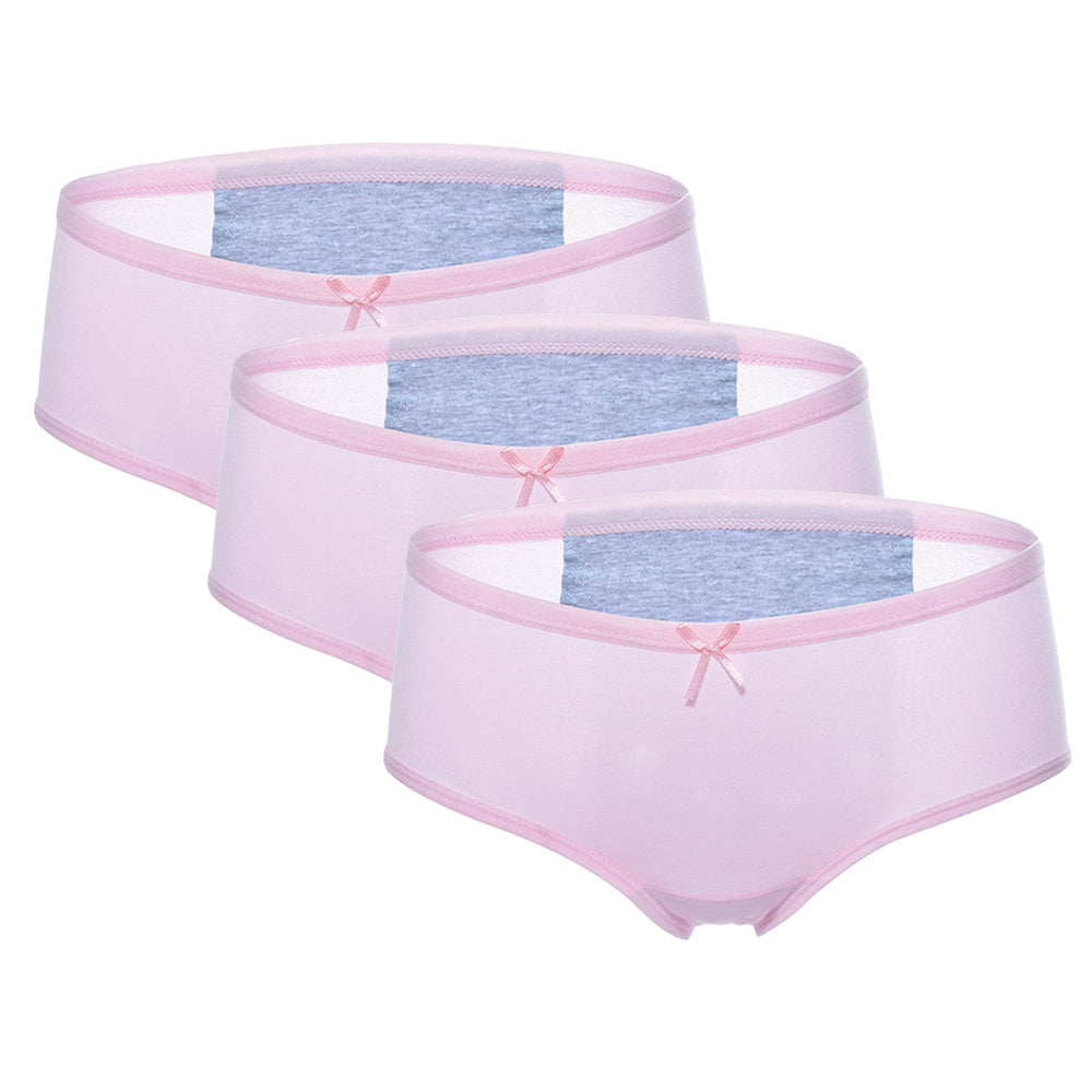 3Pcs Pack Cotton Menstrual Panties – Leakproof Period Underwear for Women