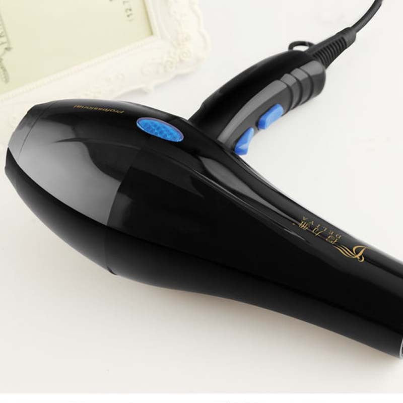 Home Hairdressing High-Power Hair Dryer – 2000W+ Blue Light Negative Ion, 5-Speed Hot & Cold Air