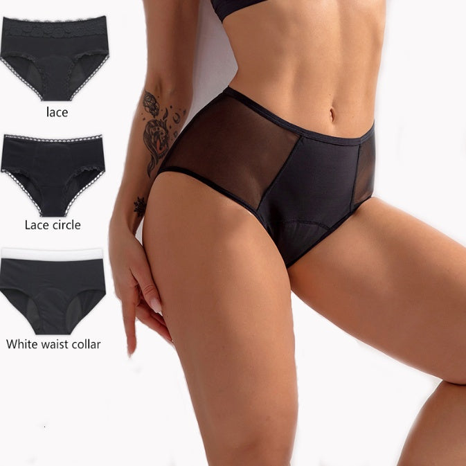 Bamboo Fiber Leak Proof Menstrual Panties – Heavy Absorbency Four-Layer Period Underwear for Women