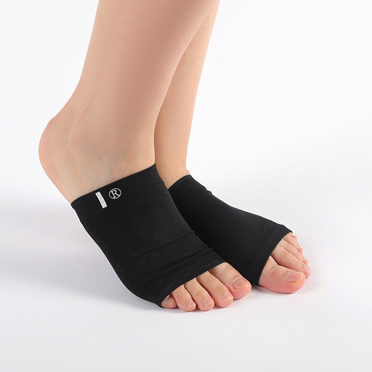 Elastic Fabric Arch Support Socks – Shock Absorbing Foot Care Bandage Pads