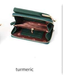 Fashion Lychee Pattern PU Leather Women’s Shoulder Bag – Korean Style Crossbody Handbag