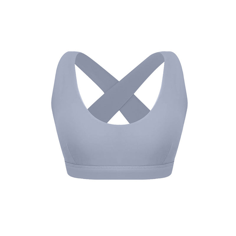 X-Type Hollow-Out Beauty Back Sports Bra – High Elastic Sexy Backless Workout Vest