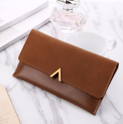 Classic Women’s PU Leather Wallet – Stylish Zipper Design