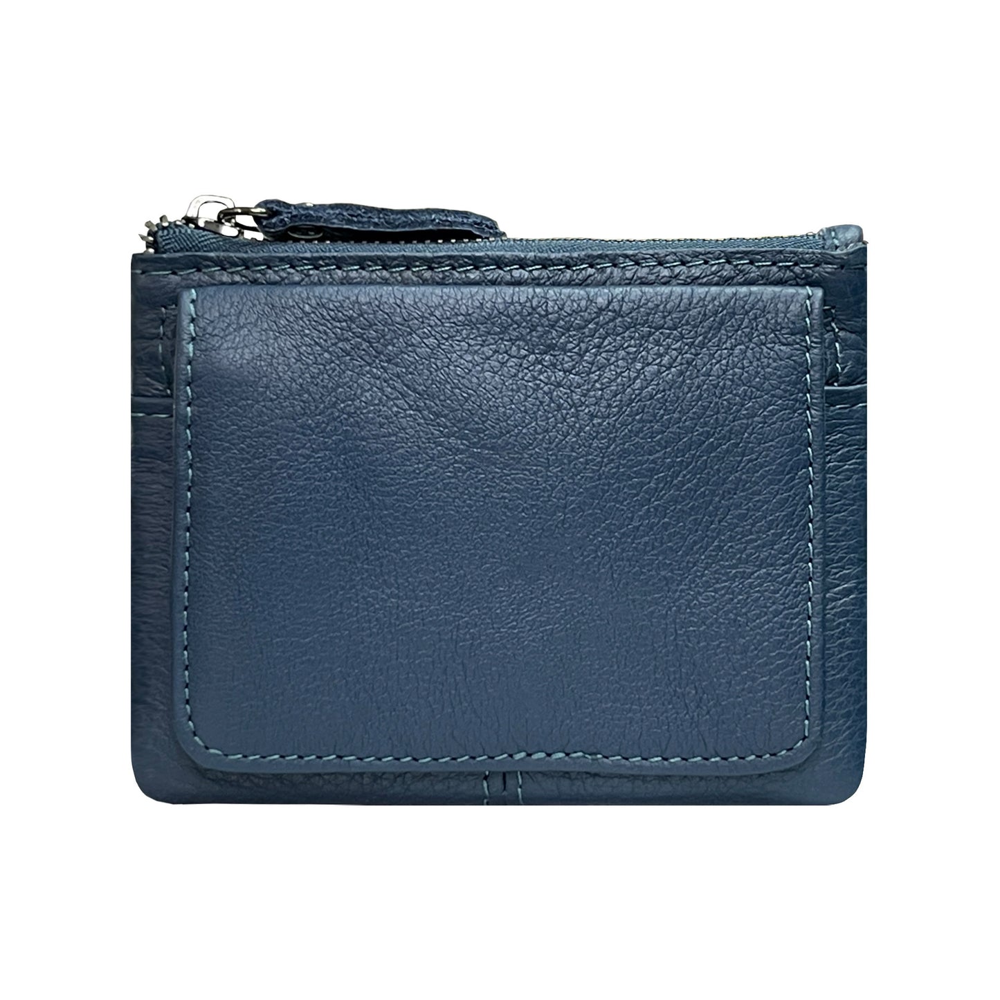 Retro Mini Genuine Leather Wallet – Multifunctional Card Holder & Storage Bag