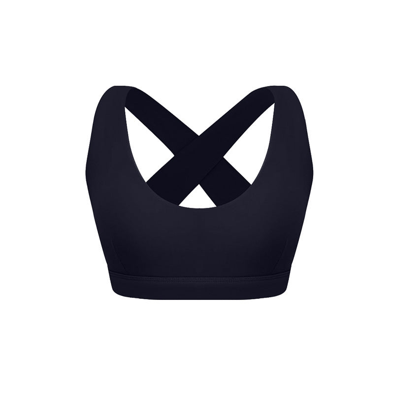 X-Type Hollow-Out Beauty Back Sports Bra – High Elastic Sexy Backless Workout Vest