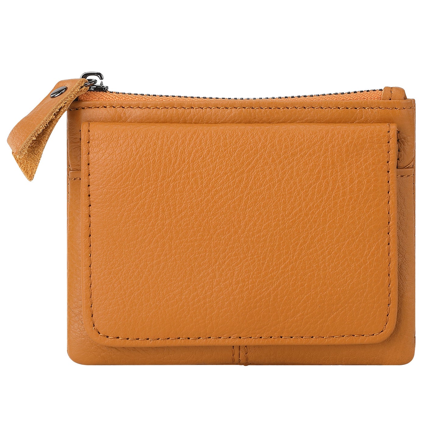 Retro Mini Genuine Leather Wallet – Multifunctional Card Holder & Storage Bag