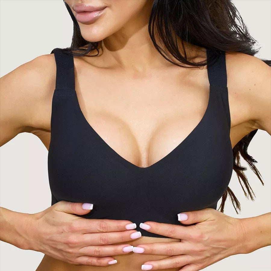 Seamless Vest Sports Bra – Women’s Thin Breathable Nylon Soft Support