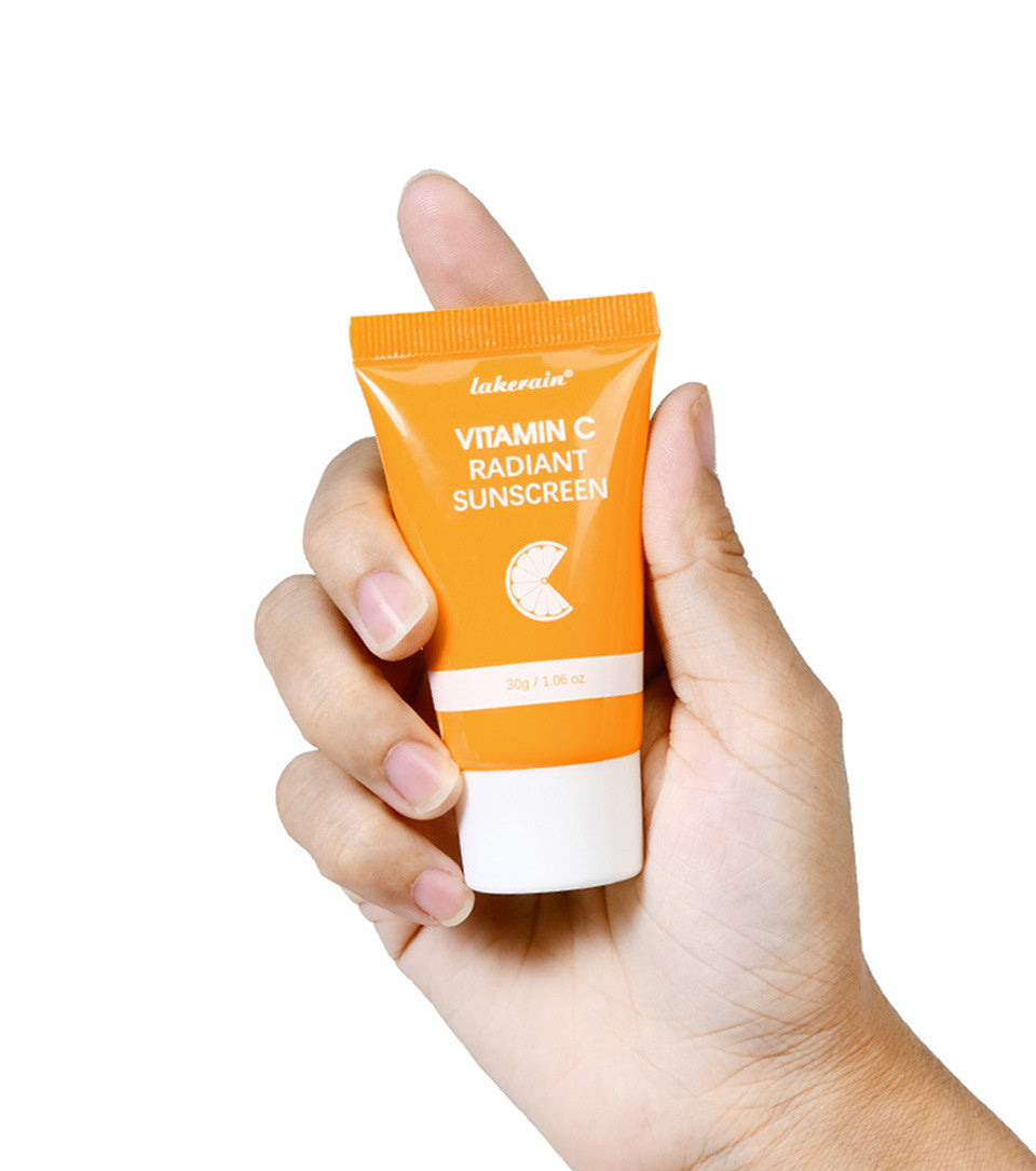 Lakerain Vitamin C Anti-UV Sunscreen Cream – Brightening & Moisturizing Face Moisturizer | Daily SPF Protection