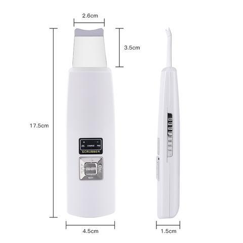 Ultrasonic Skin Scrubber 394 | Face Cleanser, Blackhead & Acne Removal, Peeling & Facial Spa Vibration Massager