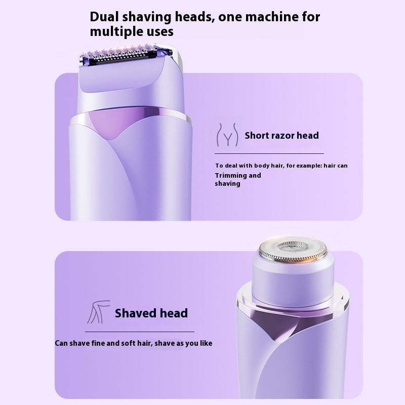 Women’s Electric Razor – USB Rechargeable Hair Trimmer for Full Body Shaving