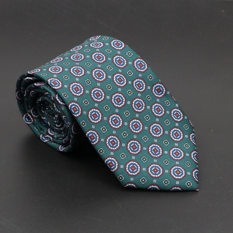 Super Soft Bohemian Silk Tie – Men’s Fashion 75mm Necktie