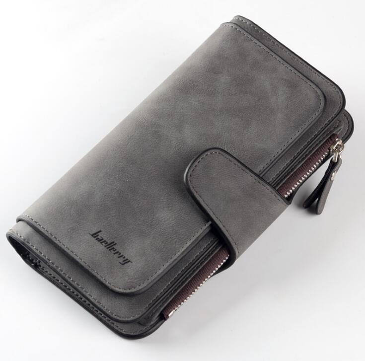 Fashion Women’s Wallet – PU Leather Zipper Design Purse