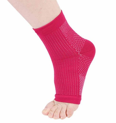 Men & Women Compression Ankle Support Socks – Anti-Fatigue Foot Sleeve for Pain Relief & Sports