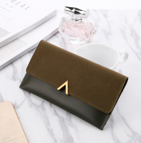 Classic Women’s PU Leather Wallet – Stylish Zipper Design