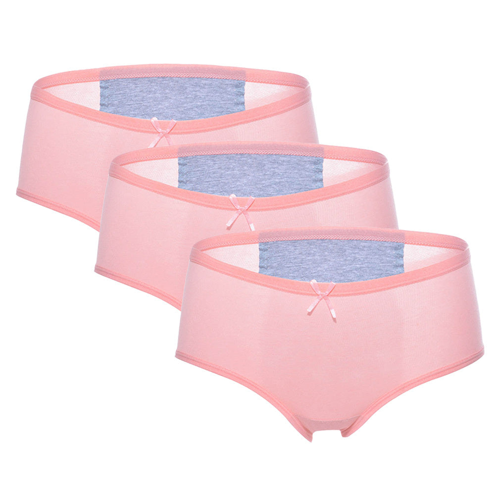 3Pcs Pack Cotton Menstrual Panties – Leakproof Period Underwear for Women