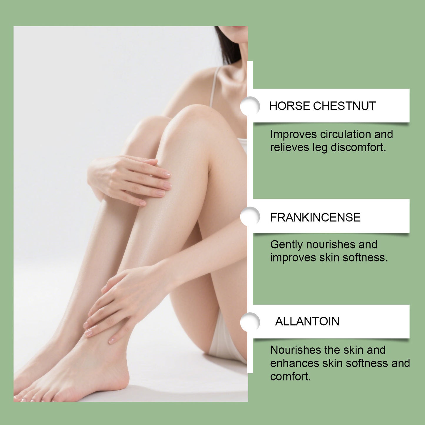Leg Care Herbal Cream – Soothing Relief with Horse Chestnut & Menthol | 30g