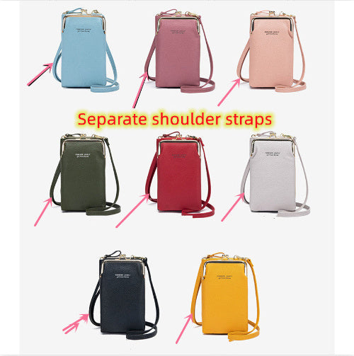 Fashion Lychee Pattern PU Leather Women’s Shoulder Bag – Korean Style Crossbody Handbag