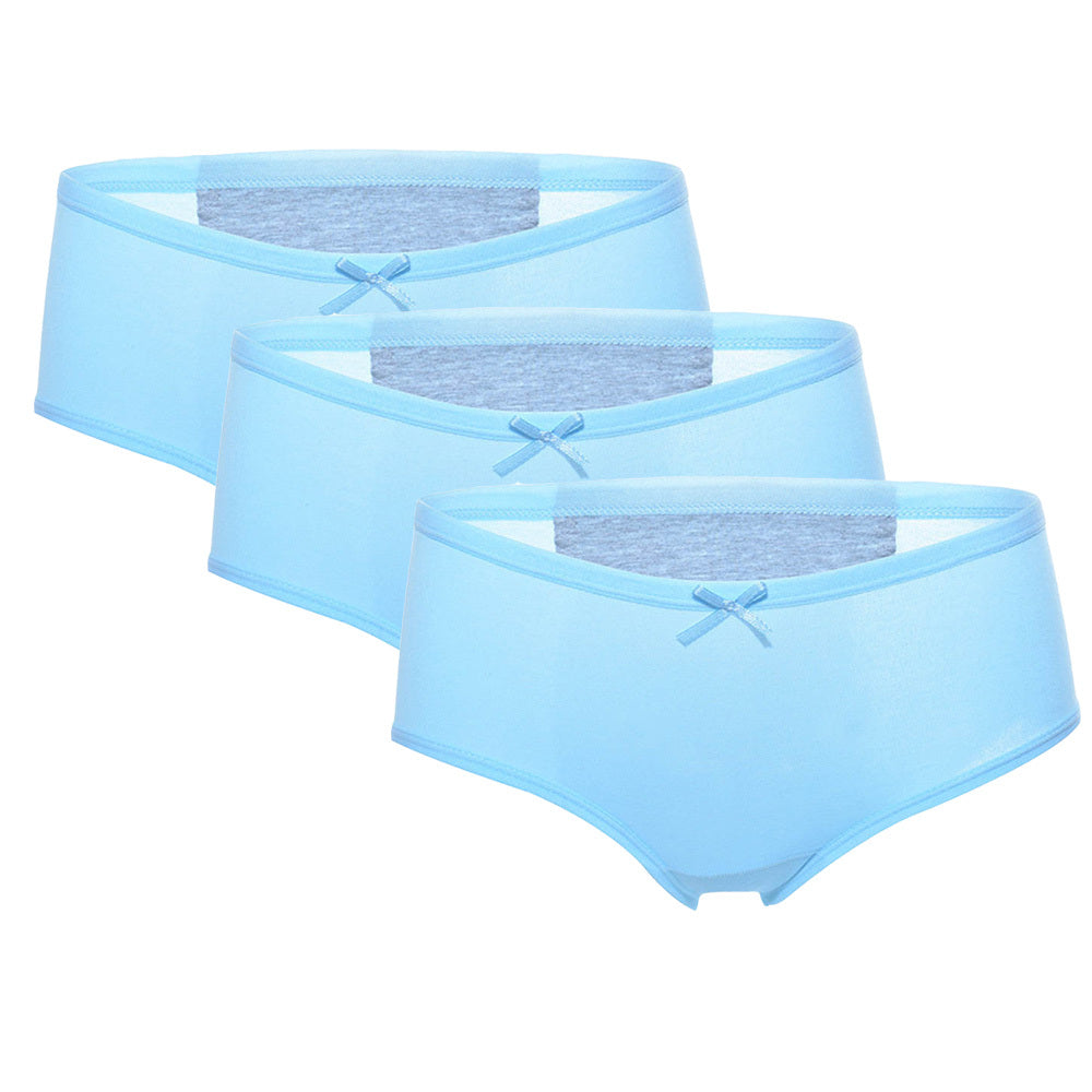 3Pcs Pack Cotton Menstrual Panties – Leakproof Period Underwear for Women