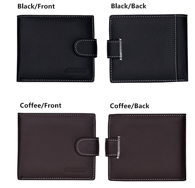 Men’s Genuine Leather Wallet – Hot Designer Short Wallet with Card Holder & Cash Pocket