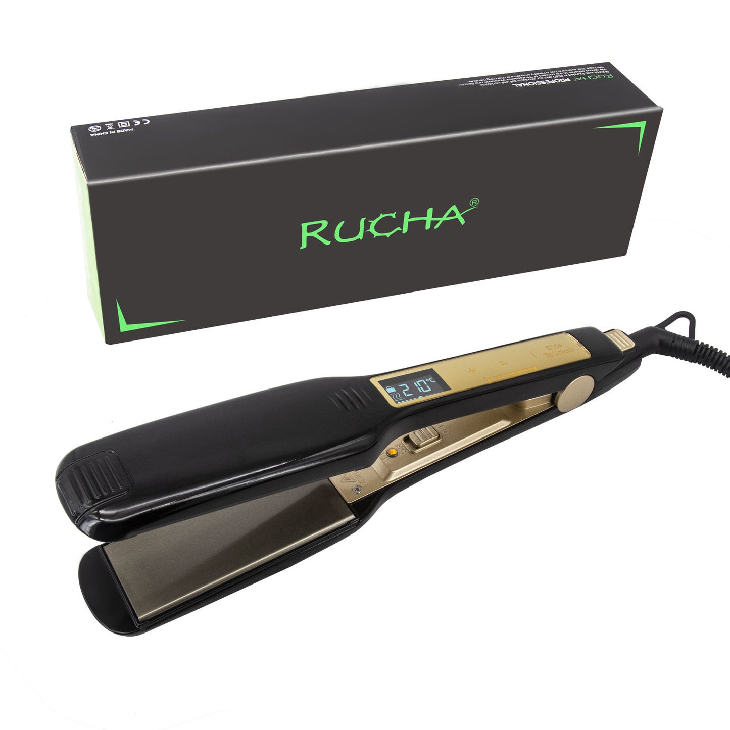 Touch Screen Electric Hair Straightener – Professional Salon Styling Tool